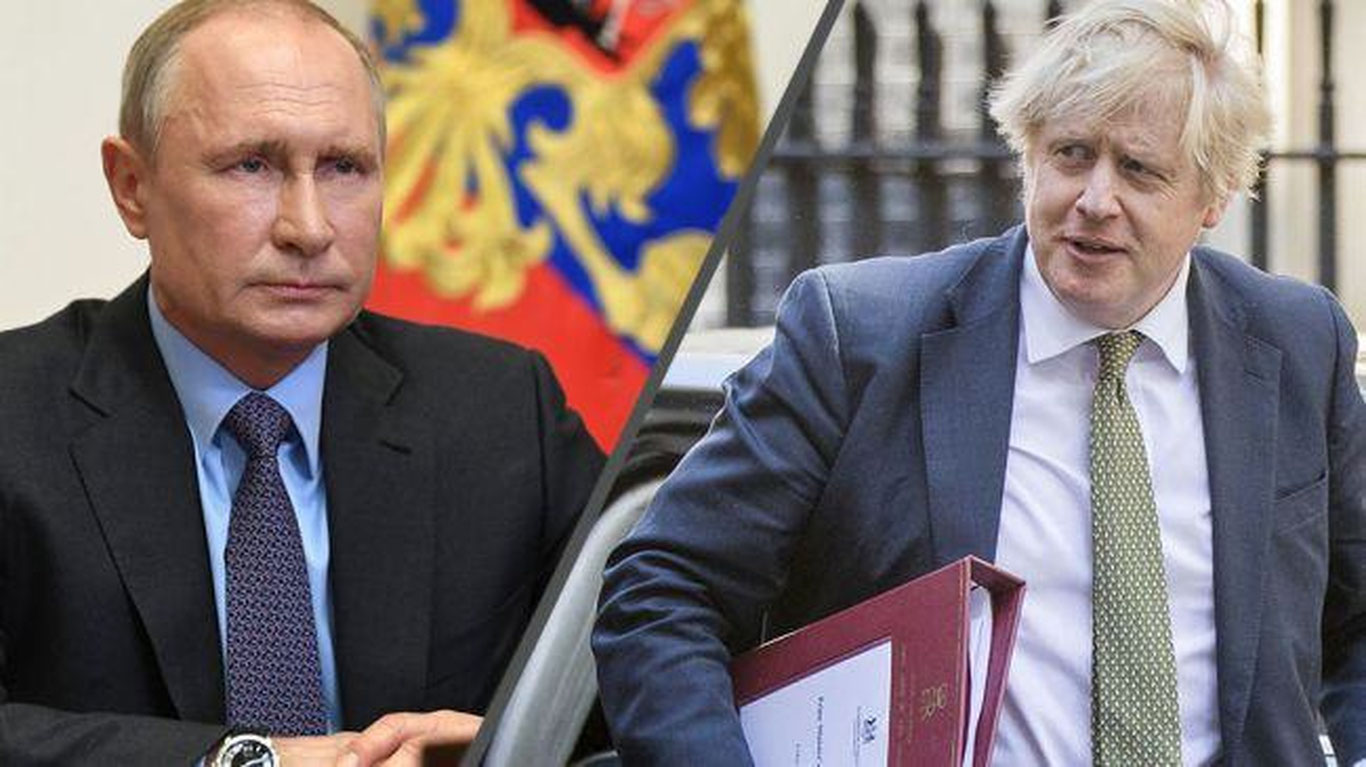 Jonson: Ukrainaga kirishdan oldin Putin menga raketalar bilan tahdid qilgan