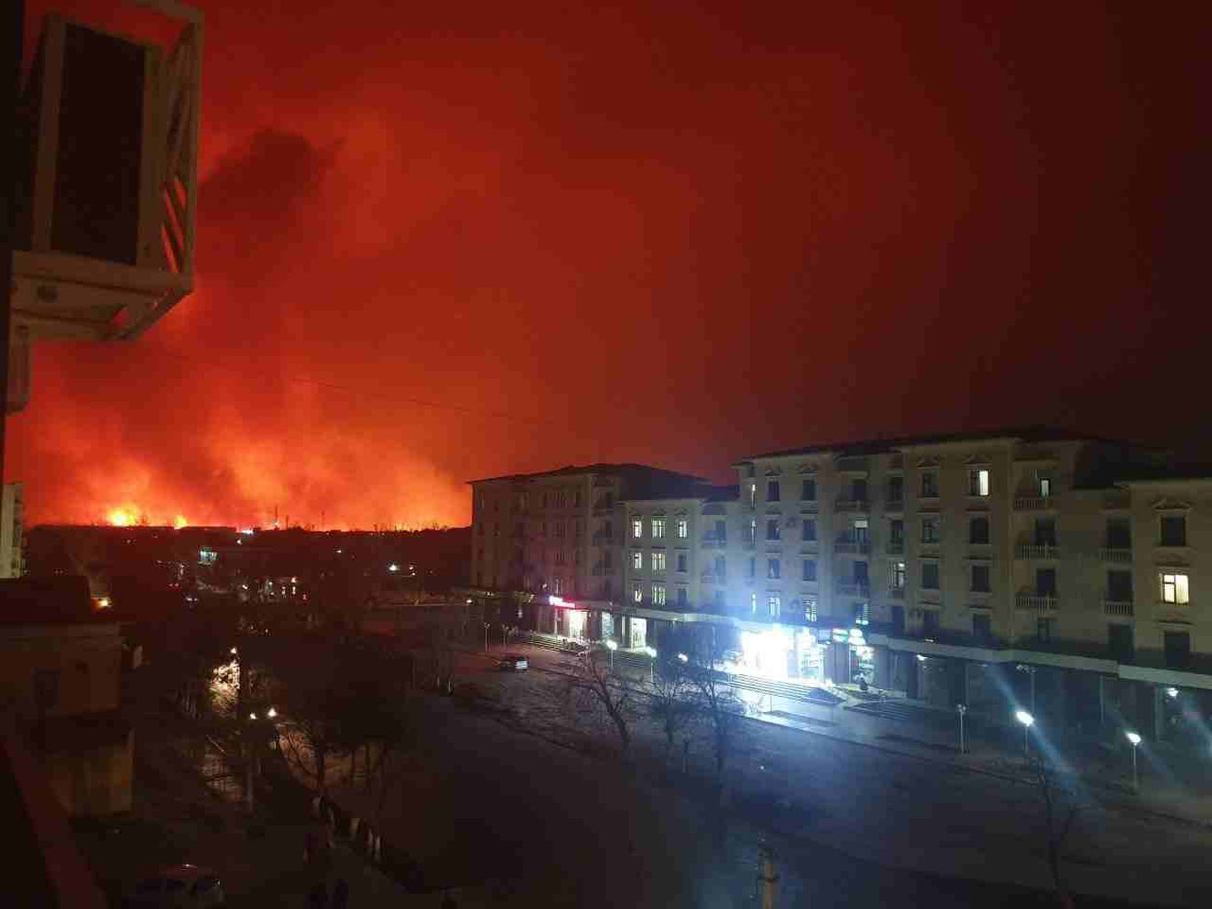 Ўзбек–афғон чегарасида йирик ёнғин чиққани айтилди