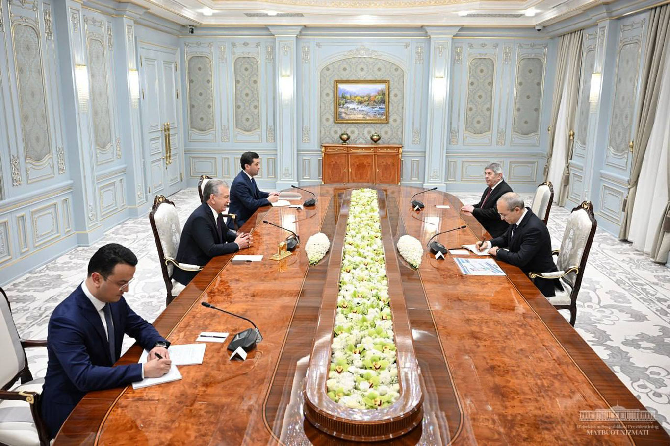 Shavkat Mirziyoyev Ozarbayjon iqtisodiyot vaziri qabul qildi