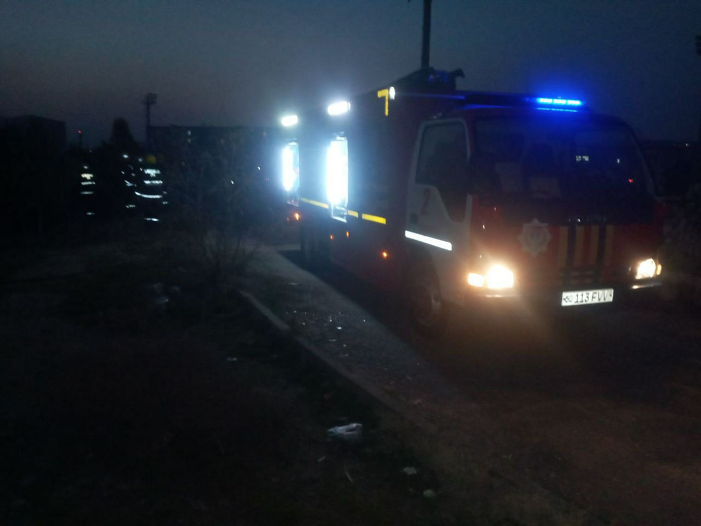 Намангандаги «Навбаҳор» стадионида ёнғин чиққани айтилди