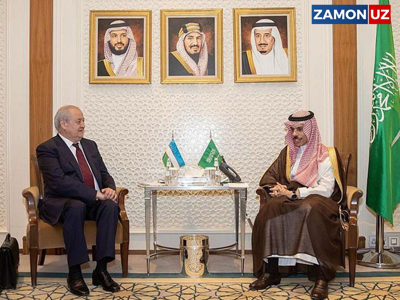 Abdulaziz Komilov Saudiya Arabistoni Podshohligi TIV rahbari bilan uchrashdi