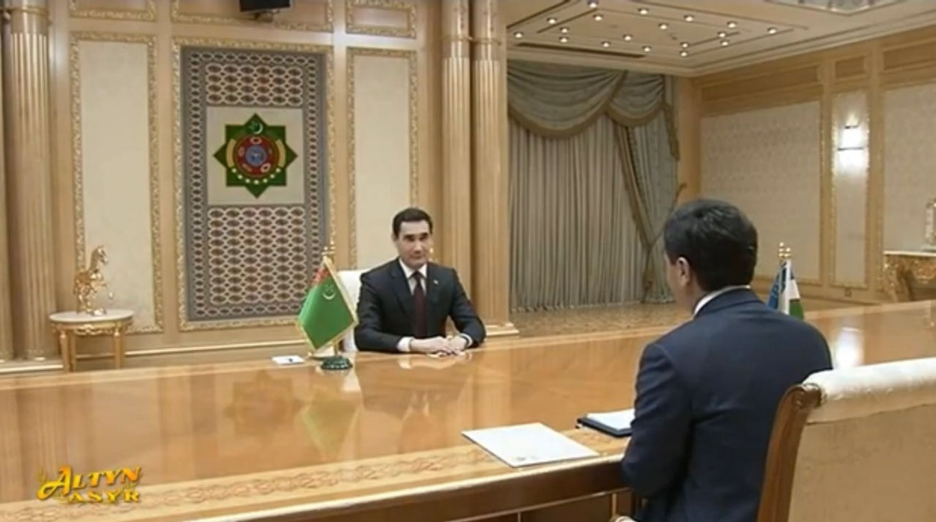 Baxtiyor Saidov Turkmaniston prezidenti bilan uchrashdi