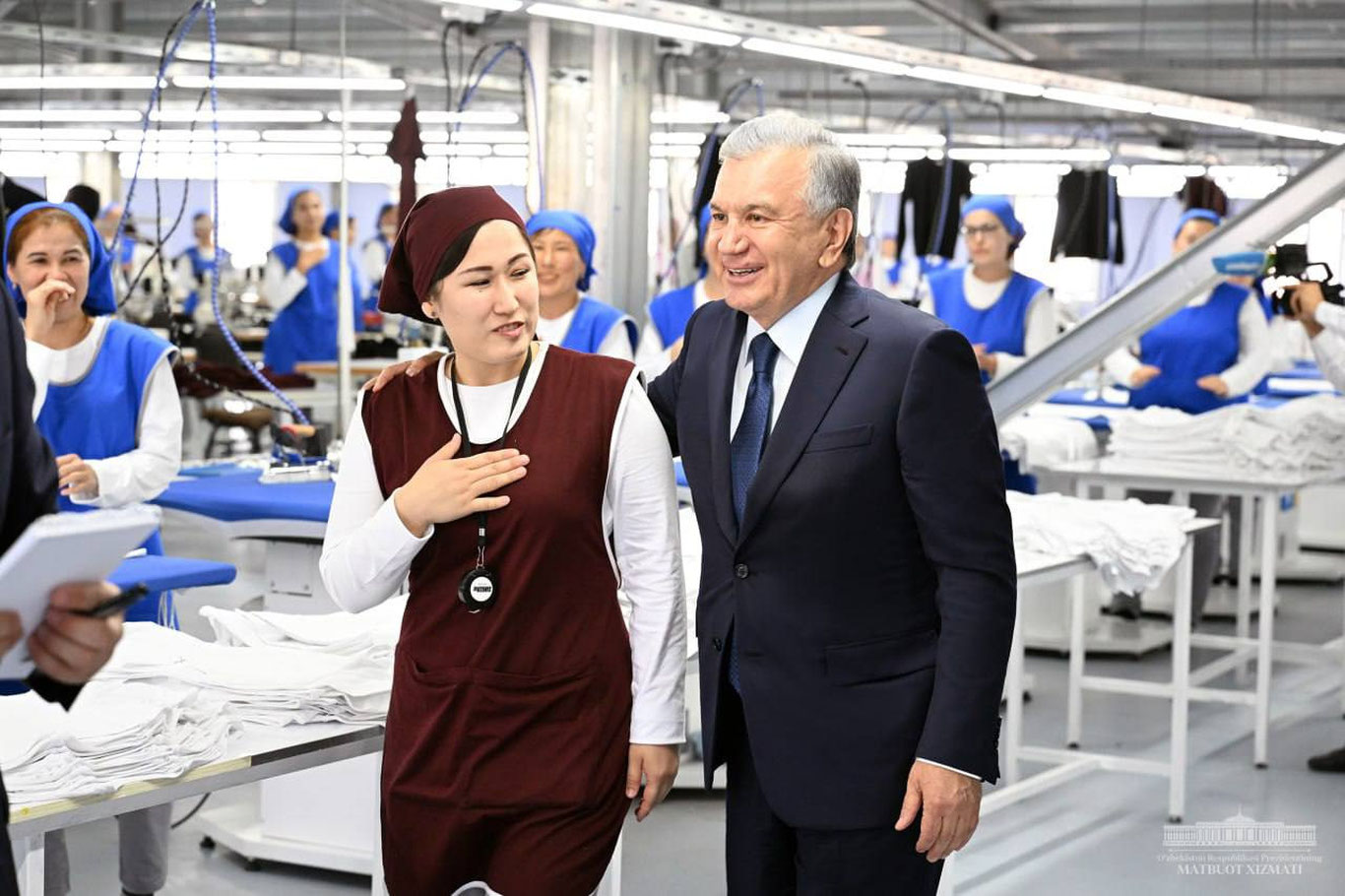 “Ақтуба текстил” корхонаси ўз ишчиларини топди