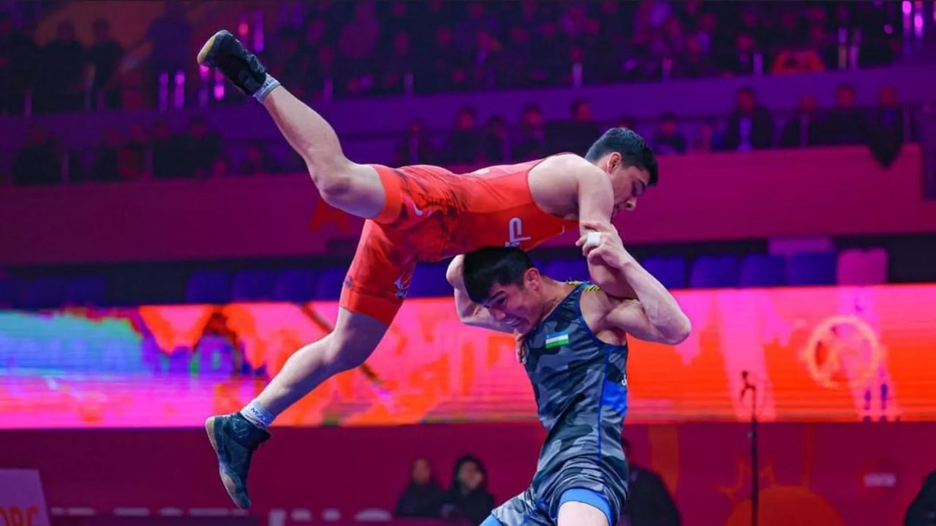 Osiyo chempionatining ilk kunida o‘zbekistonlik kurashchilar 3 ta medalga ega chiqdi