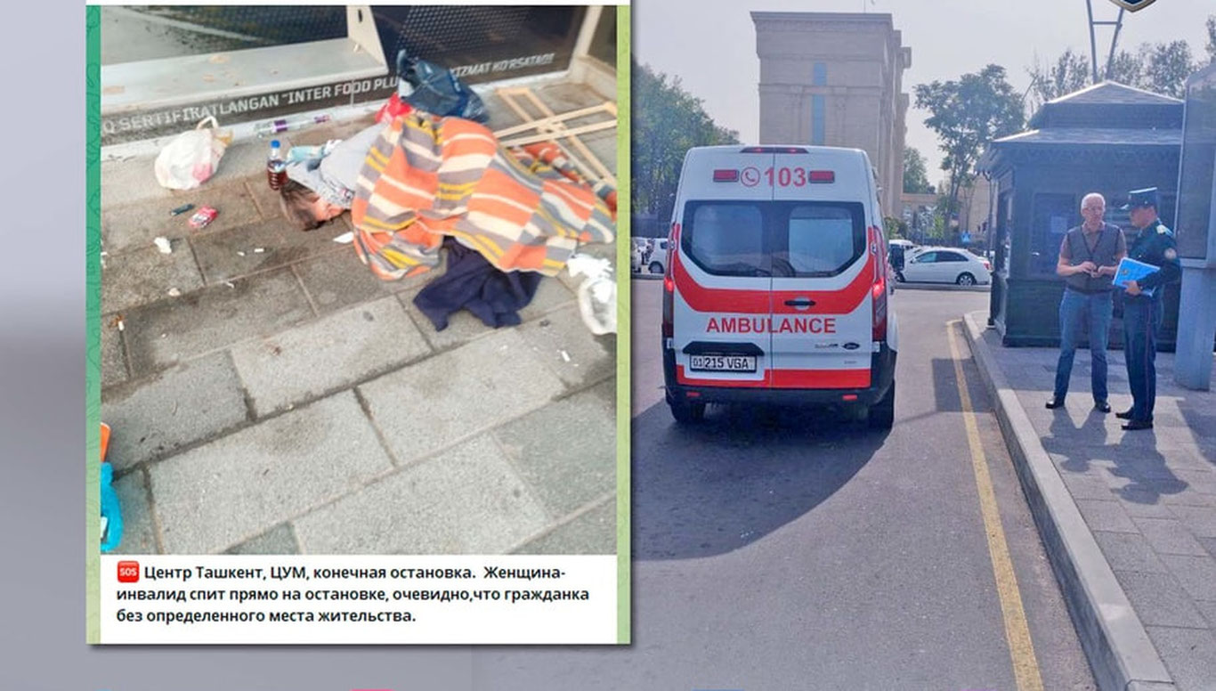 Bekatdan "qo‘nim topgan" ayolga yordam ko‘rsatildi