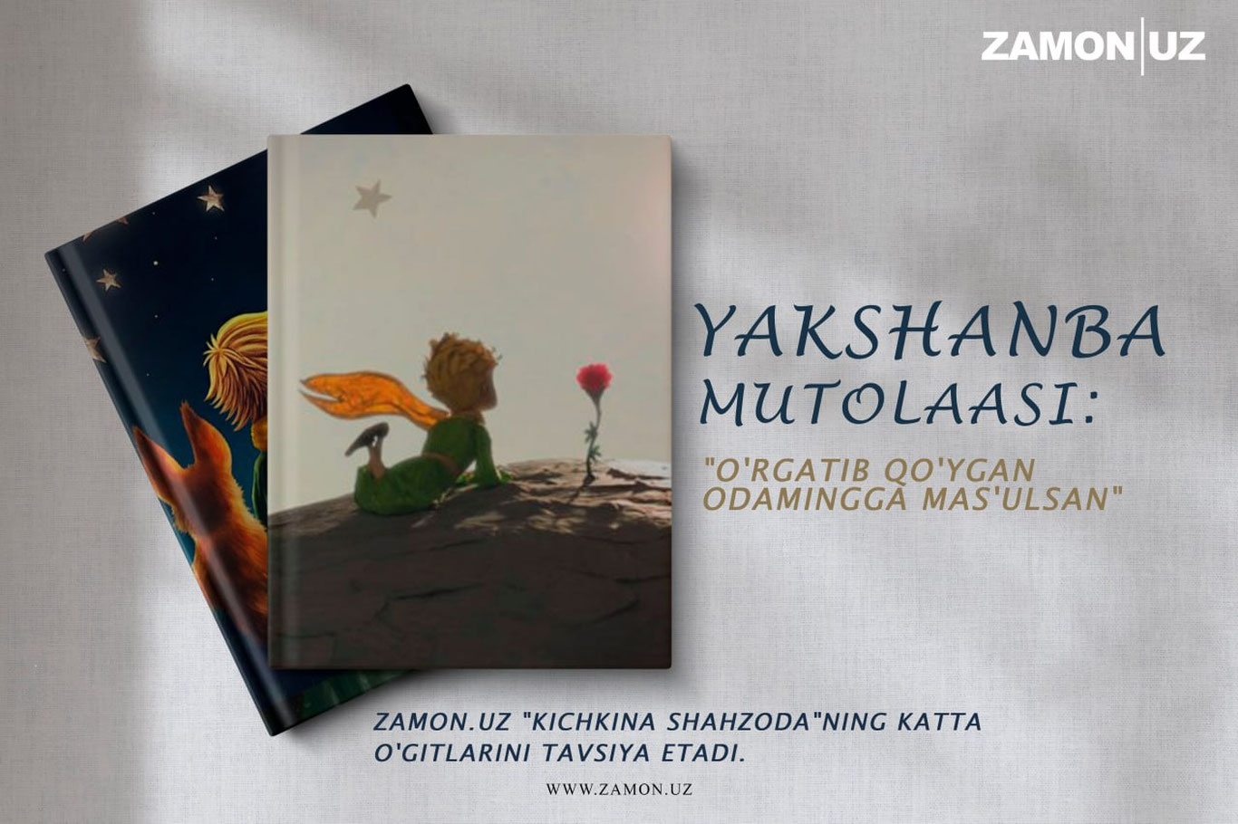 Yakshanba mutolaasi: “O‘rgatib qo‘ygan odamingga masʼulsan”