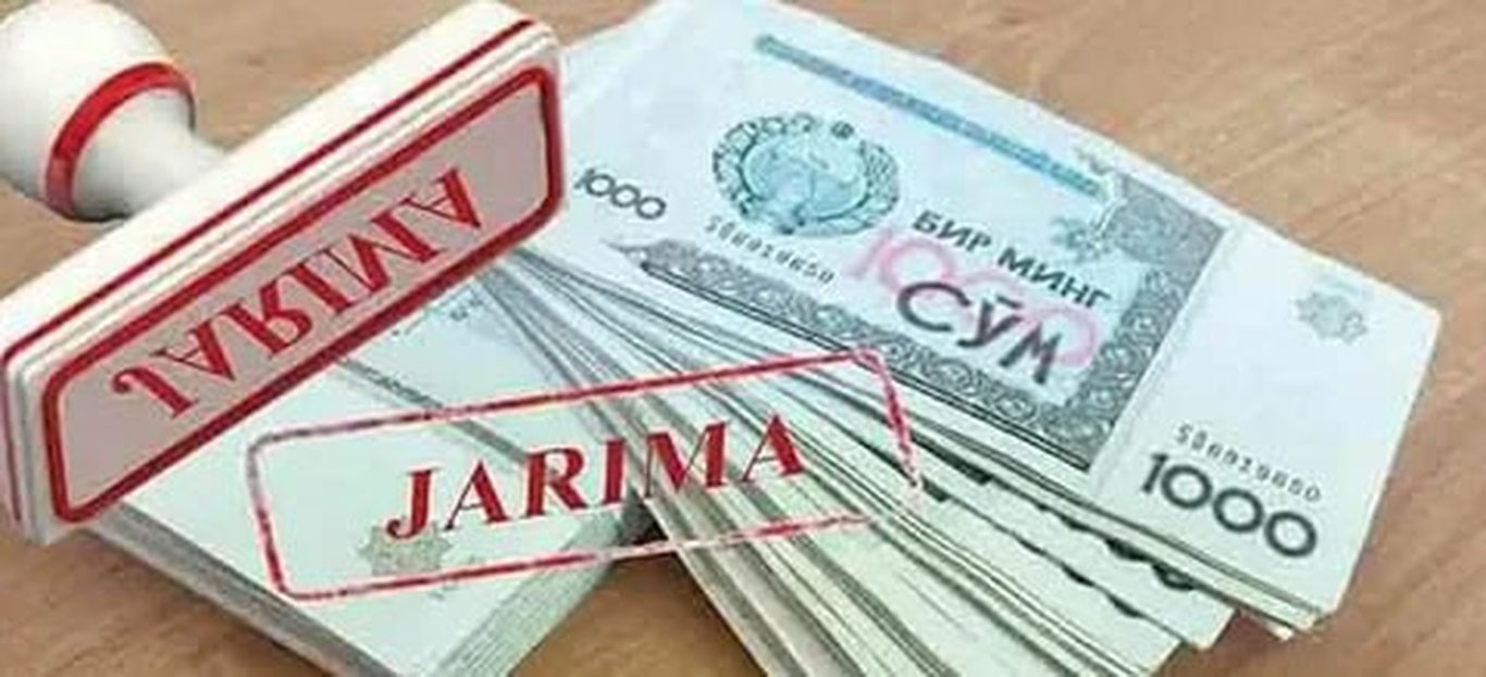 Jarimaga oid yengillik bo‘yicha qonun bugundan kuchga kirdi