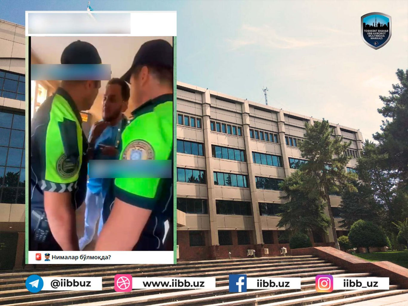 Тошкентда ИИБ ходимлари билан жанжаллашган эркак қамалди
