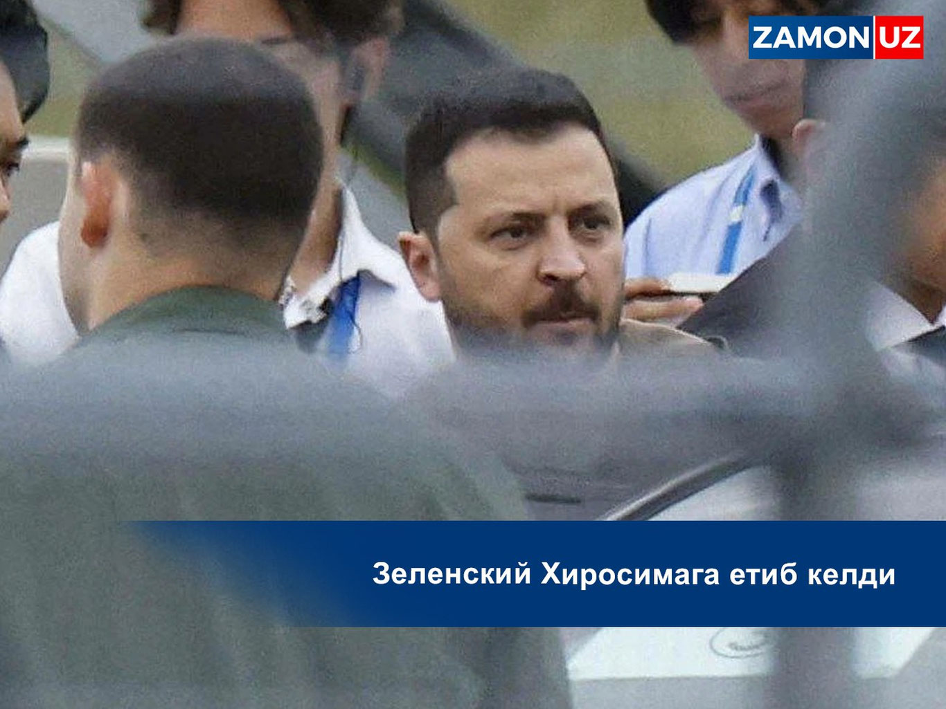 Zelenskiy Xirosimaga yetib keldi