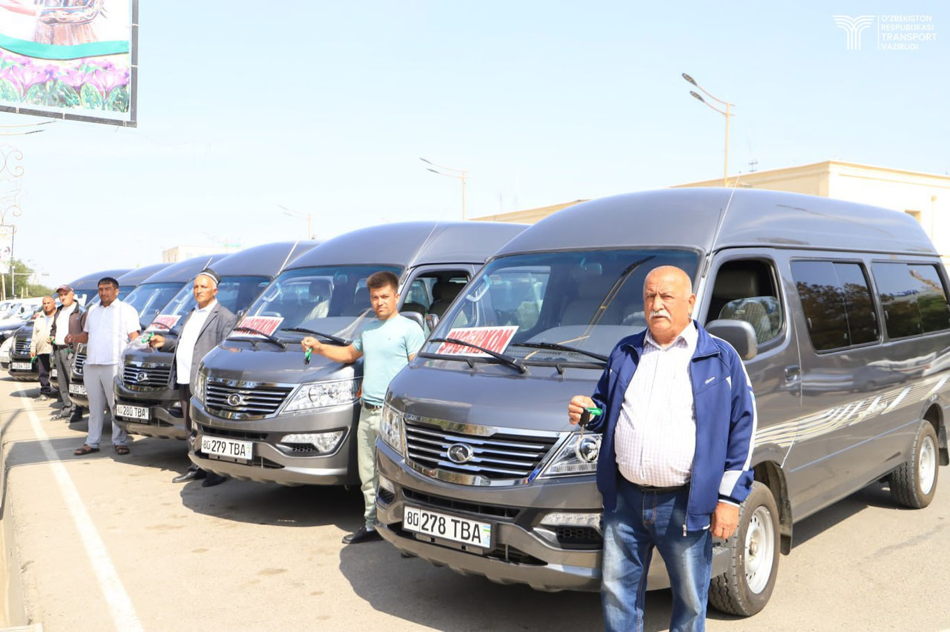 Buxoroga 100 ta yangi avtobus va mikroavtobuslar olib kelinadi