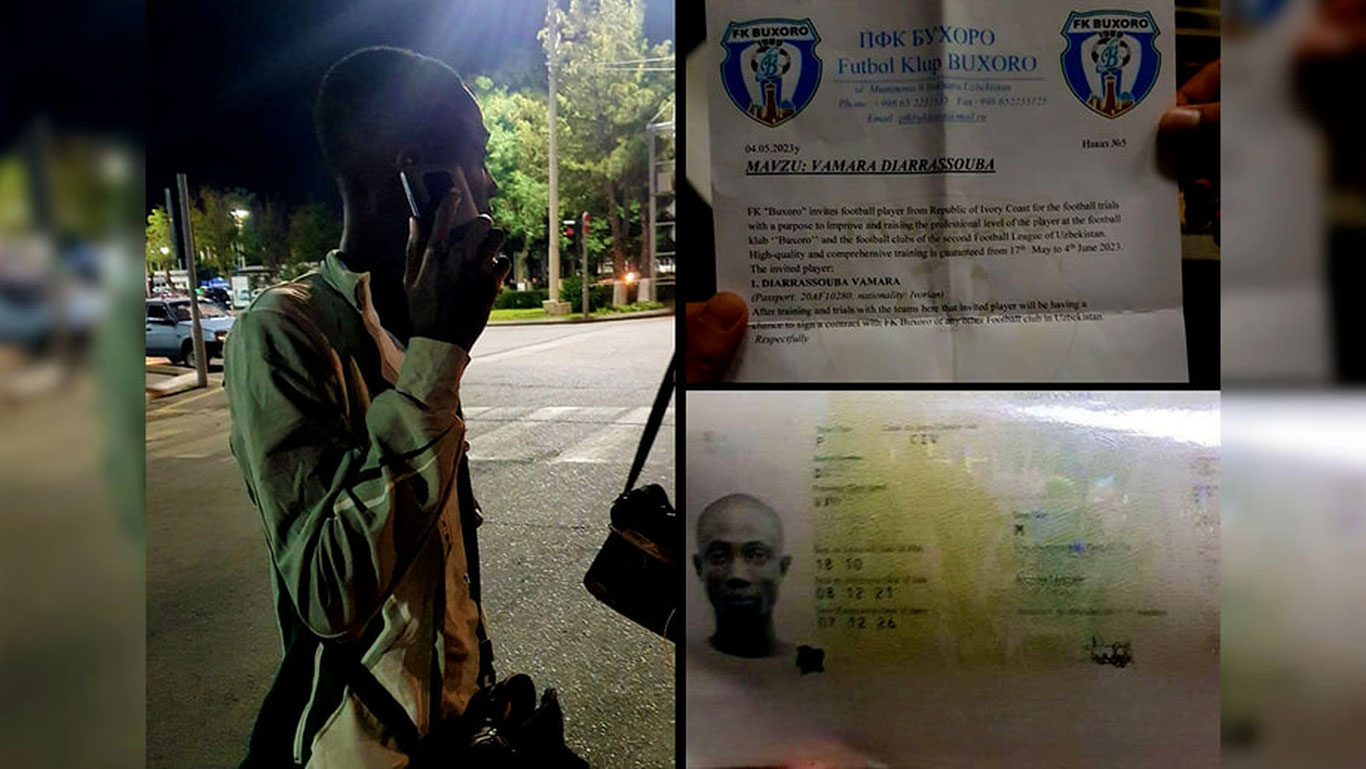 Afrikalik futbolchi O‘zbekistonda salkam 6 ming dollarga "chuv tushdi"