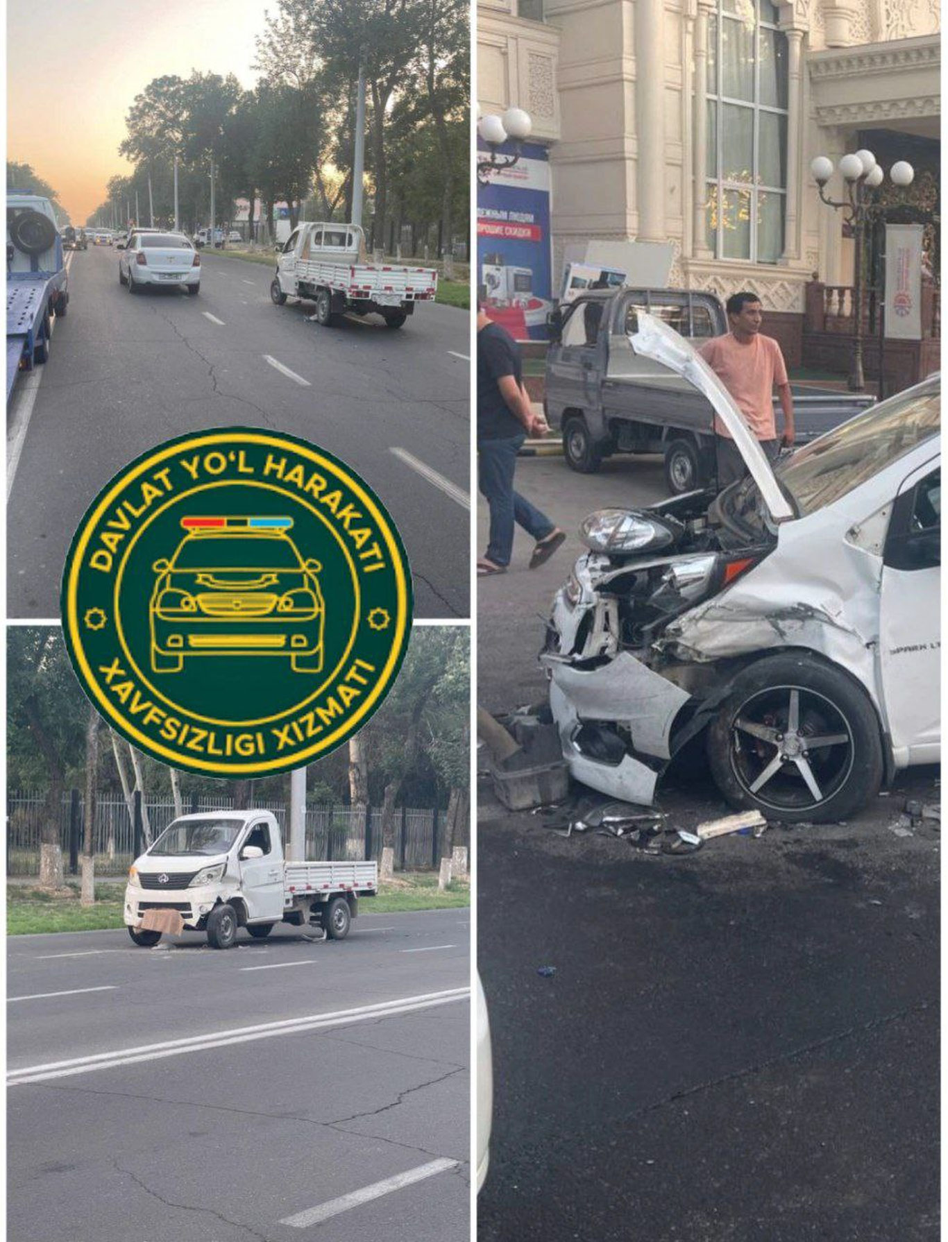 Тошкентда тўртта  автомашина ЙТҲга учради