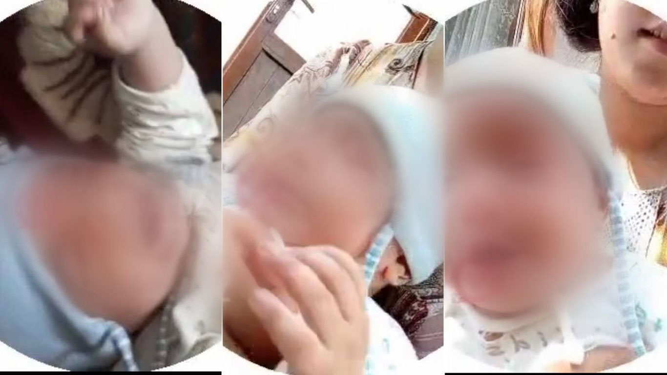 "Bolangizni qiynab zavq olaman" — ayol farzandini yig‘latib, eriga videomurojaat qildi