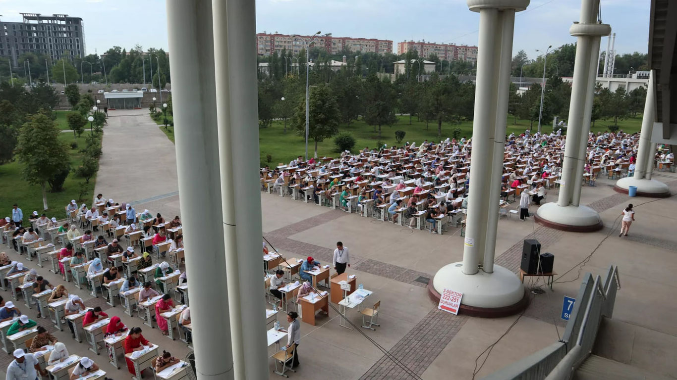 Тест синовлари учун ажратилган бинолар сони маълум қилинди