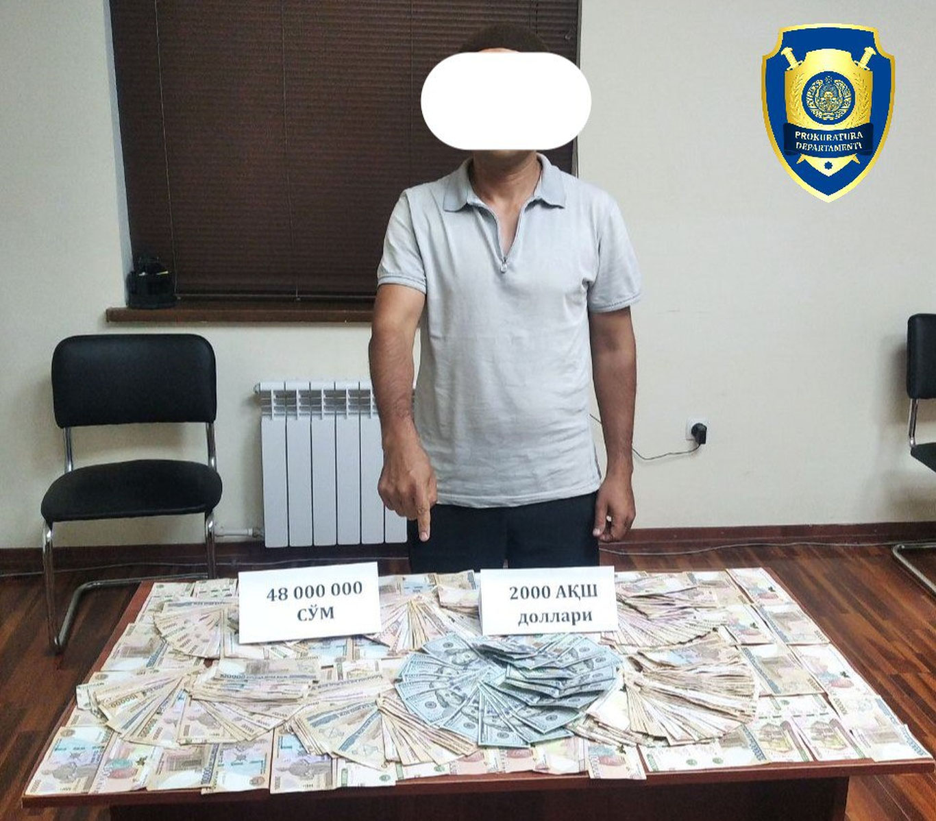 Сурхондарёда 12 минг АҚШ доллари эвазига фуқарони Кореяга ишга юбормоқчи бўлган шахс ушланди