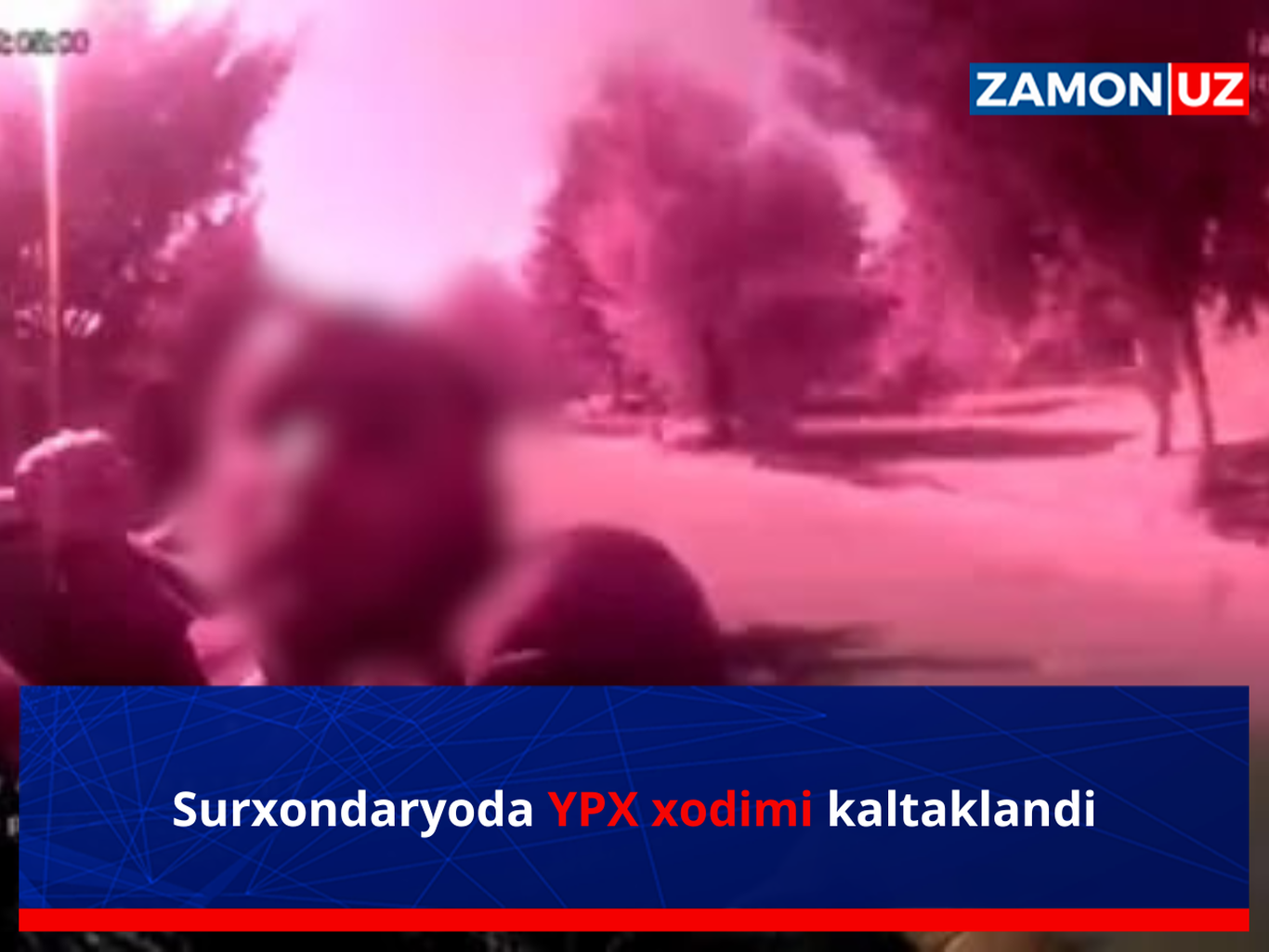 Surxondaryoda YPX xodimi kaltaklandi