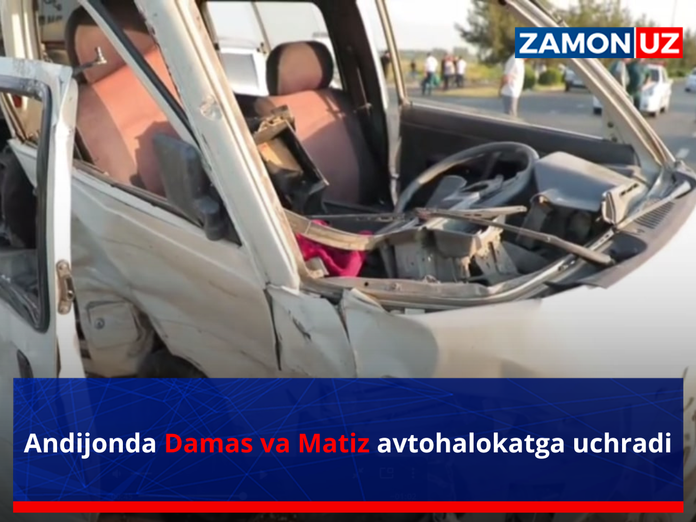 Andijonda Damas va Matiz avtohalokatga uchradi