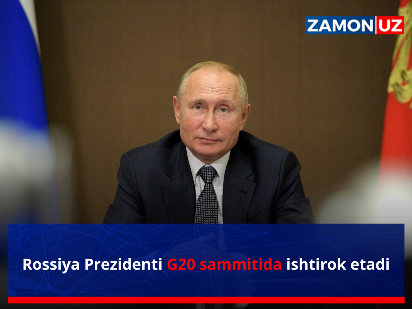 Rossiya Prezidenti G20 sammitida ishtirok etadi