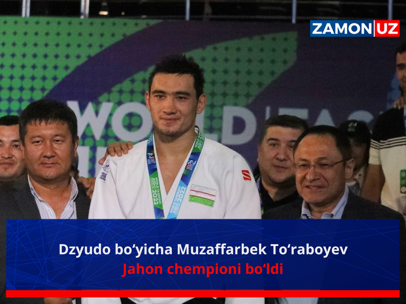 Дзюдо бўйича Музаффарбек Тўрабоев Жаҳон чемпиони бўлди