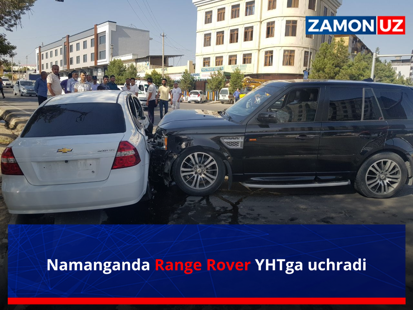 Namanganda Range Rover YHTga uchradi