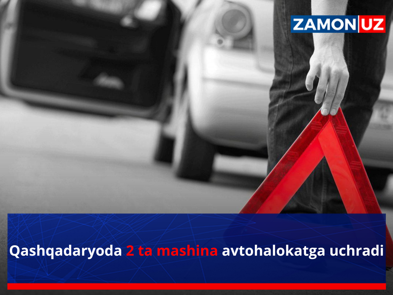 Qashqadaryoda 2 ta mashina avtohalokatga uchradi