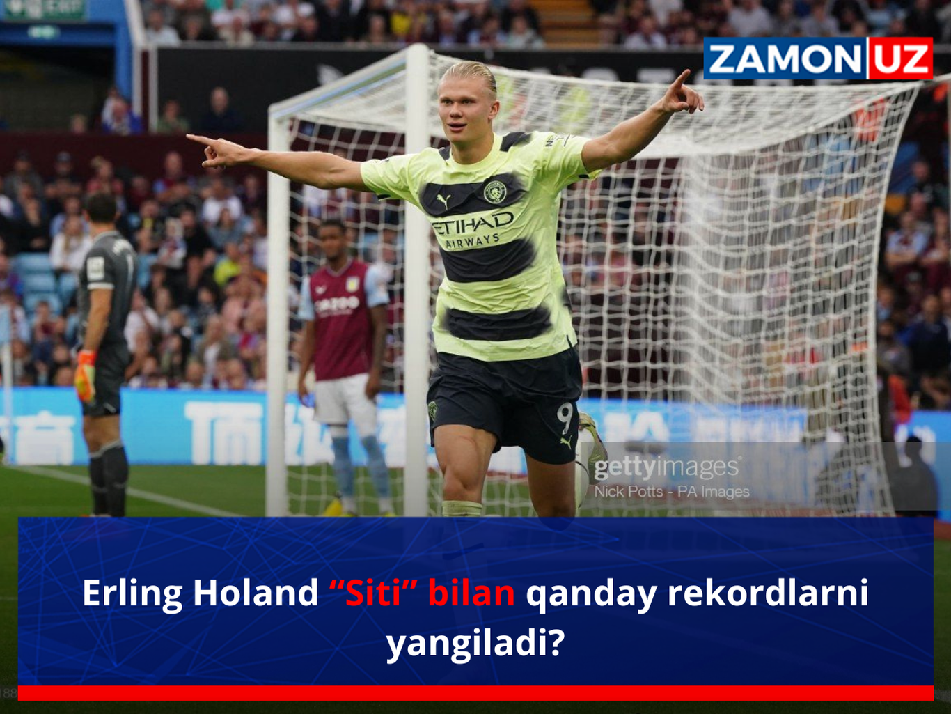 Erling Holand “Siti” bilan qanday rekordlarni yangiladi?