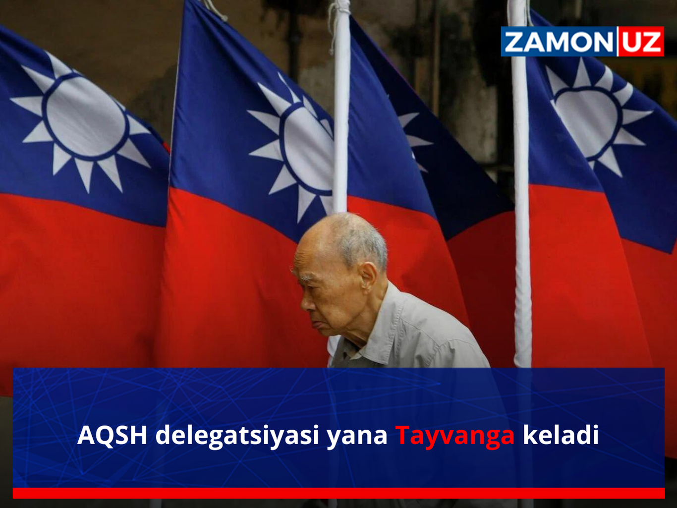 AQSH delegatsiyasi yana Tayvanga keladi