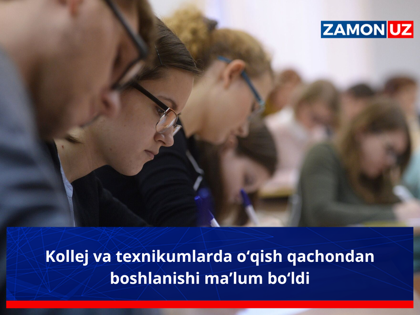 Kollej va texnikumlarda o‘qish qachondan boshlanishi ma’lum bo‘ldi