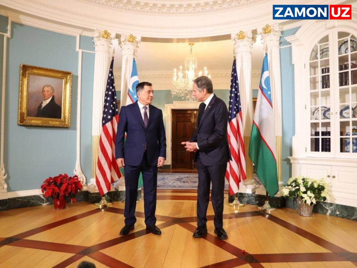 Владимир Норов АҚШ давлат котиби билан учрашди