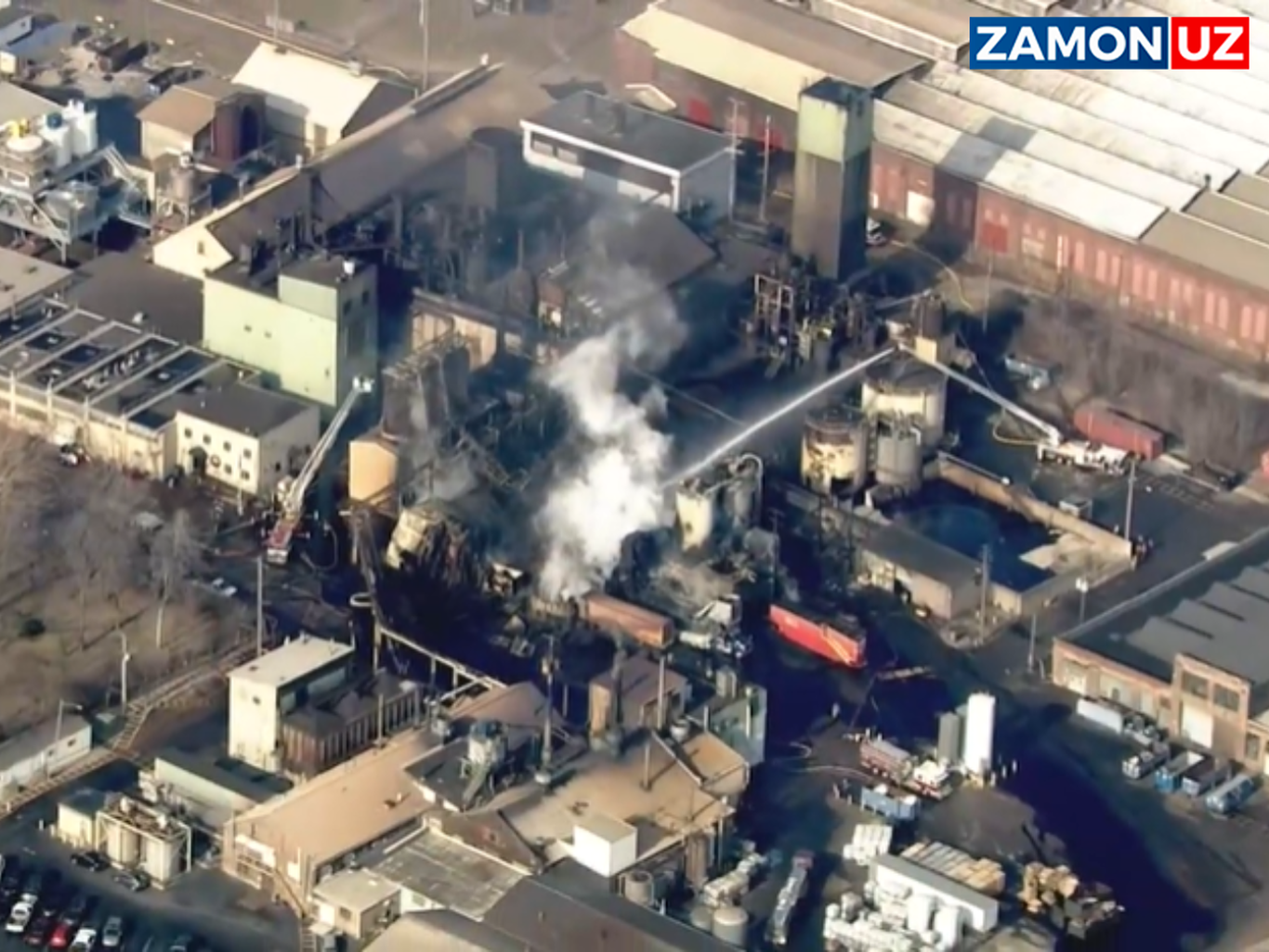 AQSHda kimyo zavodi portladi