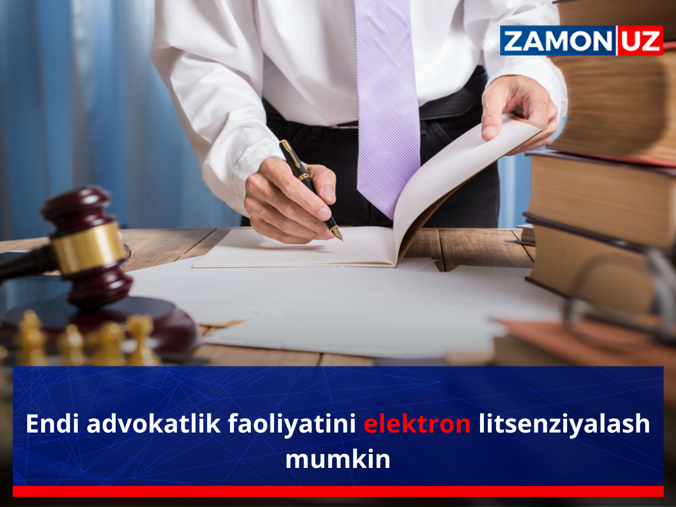 Endi advokatlik faoliyatini elektron litsenziyalash mumkin