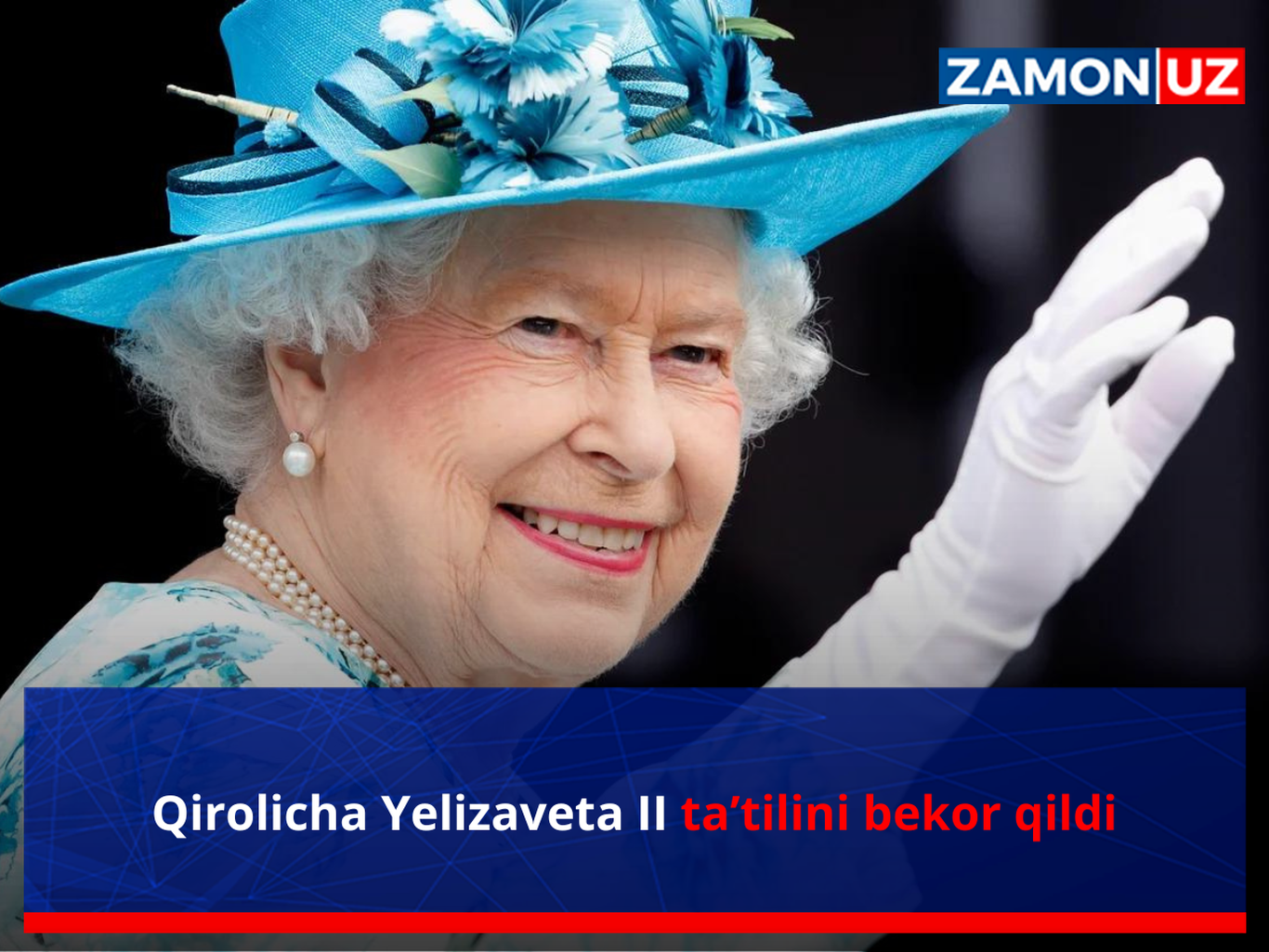 Qirolicha Yelizaveta II ta’tilini bekor qildi