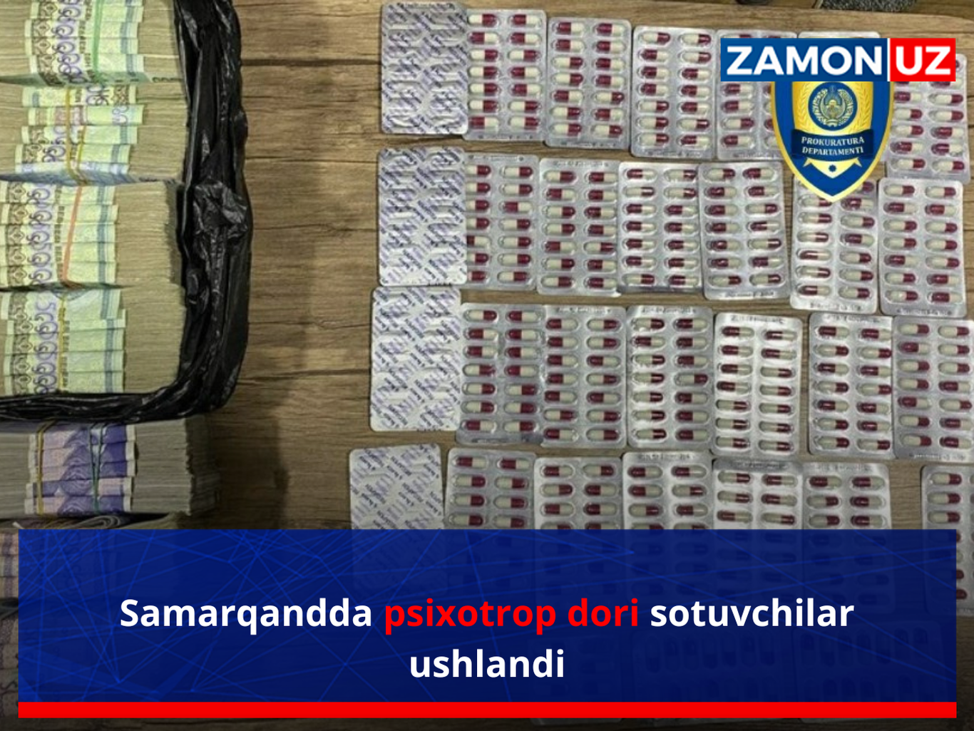 Samarqandda psixotrop dori sotuvchilar ushlandi