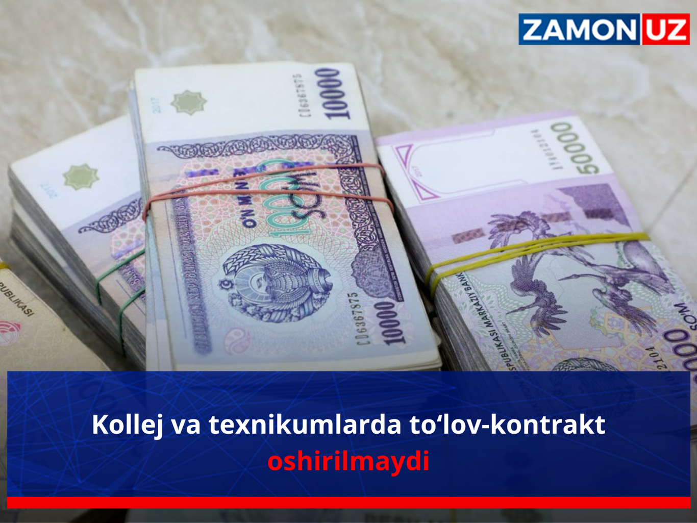 Kollej va texnikumlarda to‘lov-kontrakt oshirilmaydi