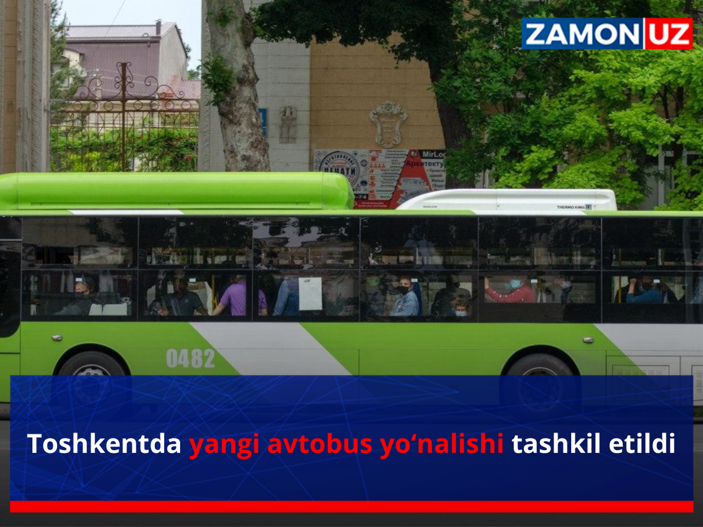 Toshkentda yangi avtobus yo‘nalishi tashkil etildi