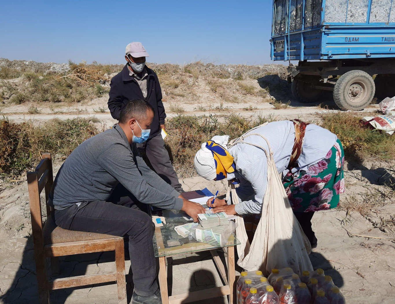 Пахта терими нархлари рад этилди