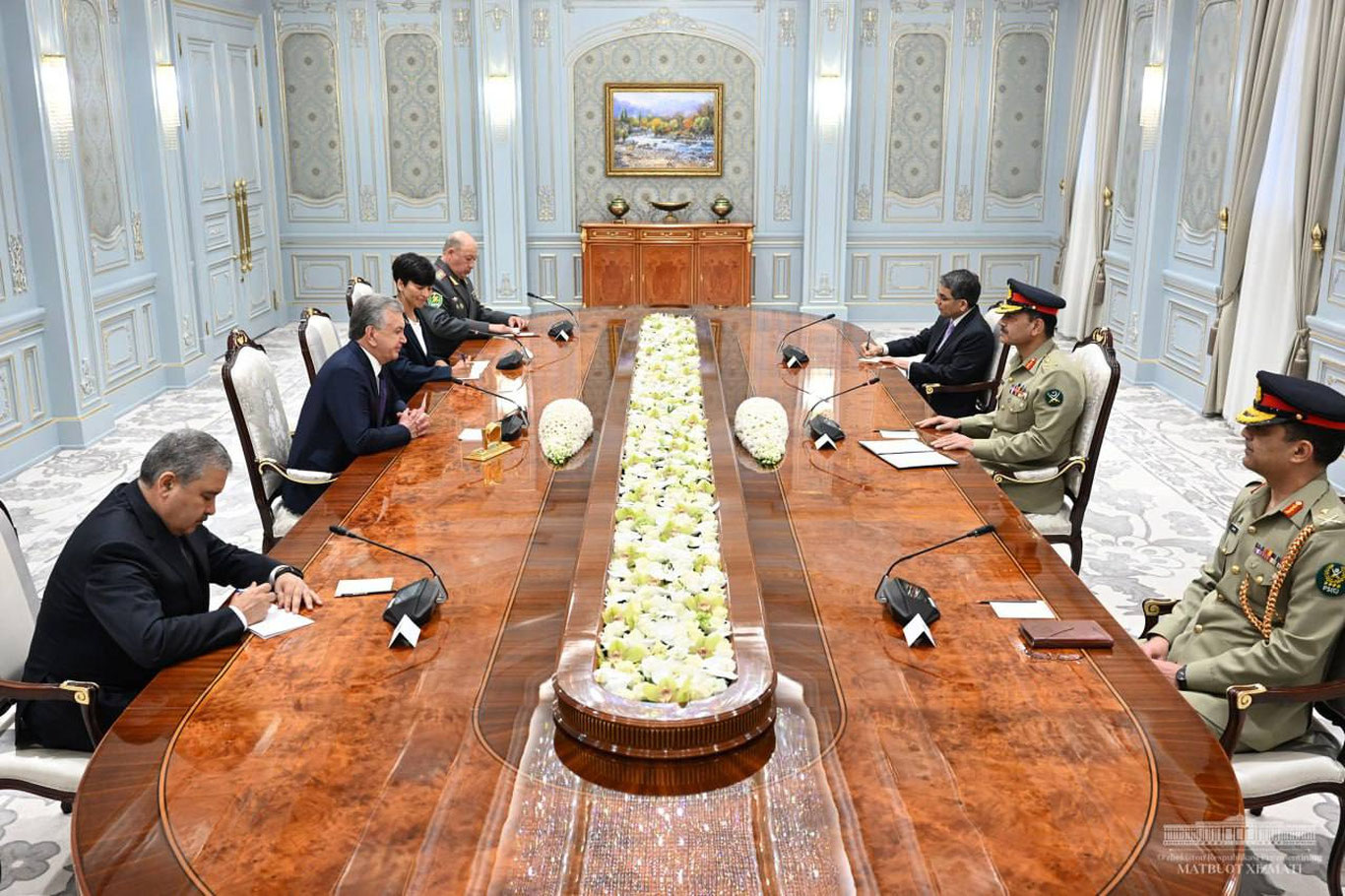 Prezident Pokiston delegatsiyasini qabul qildi