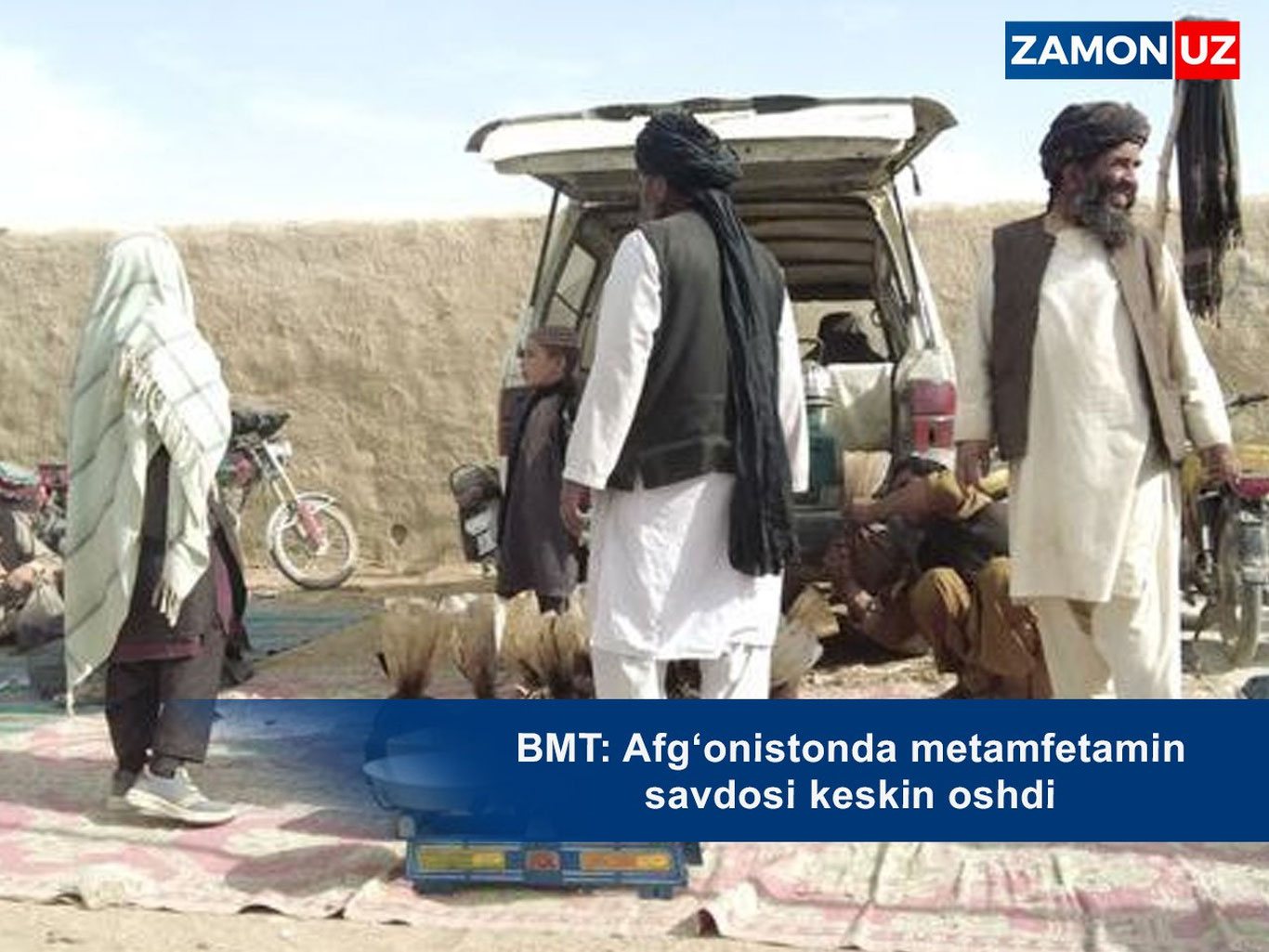 BMT: Afg‘onistonda metamfetamin savdosi keskin oshdi