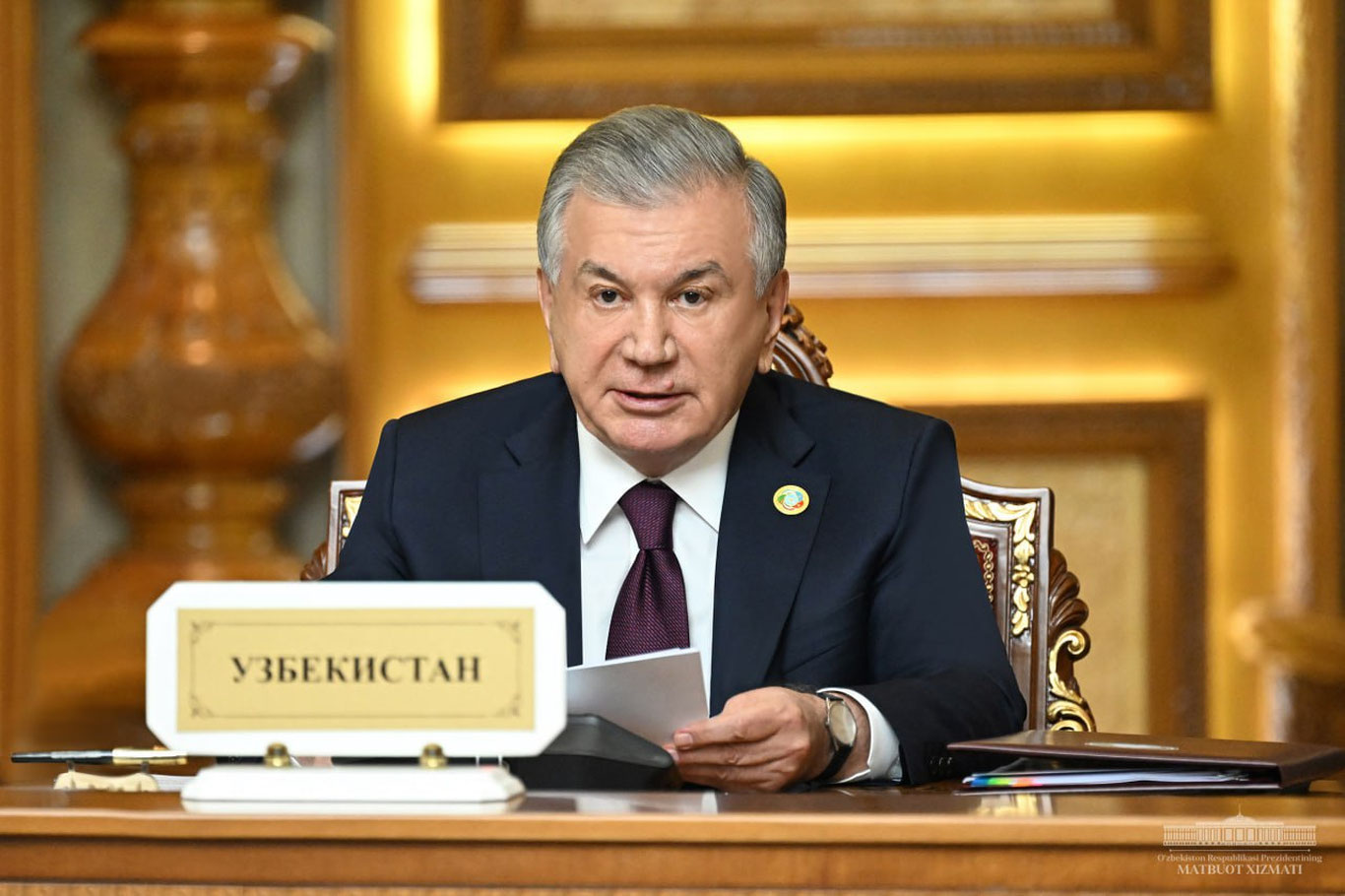 Президент Марказий Осиё давлатлари раҳбарларининг V Маслаҳат учрашувида нутқ сўзлади
