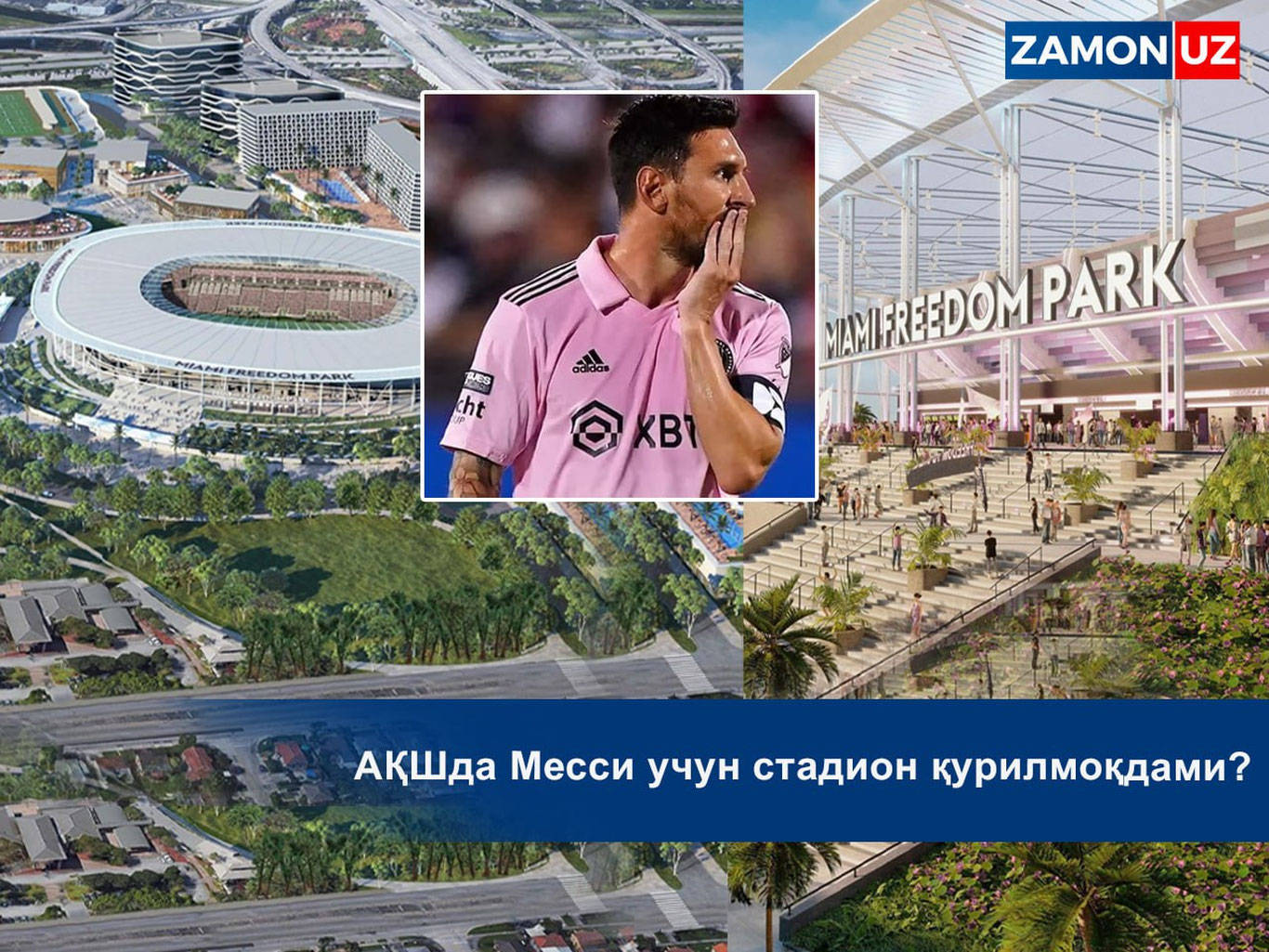 AQShda Messi uchun stadion qurilyaptimi?