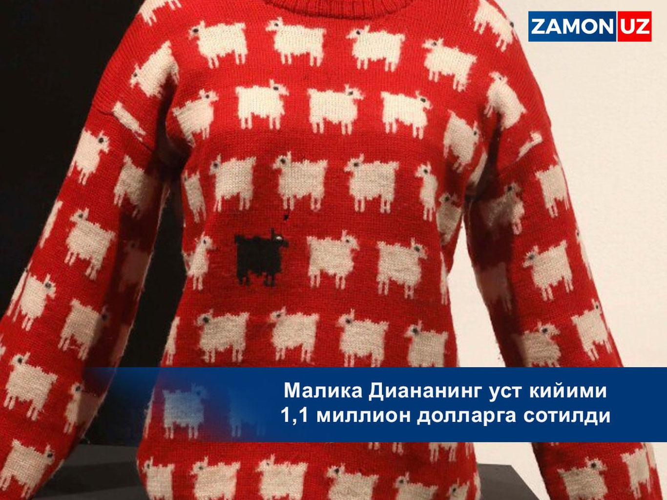 Malika Diananing ust kiyimi 1,1 million dollarga sotildi