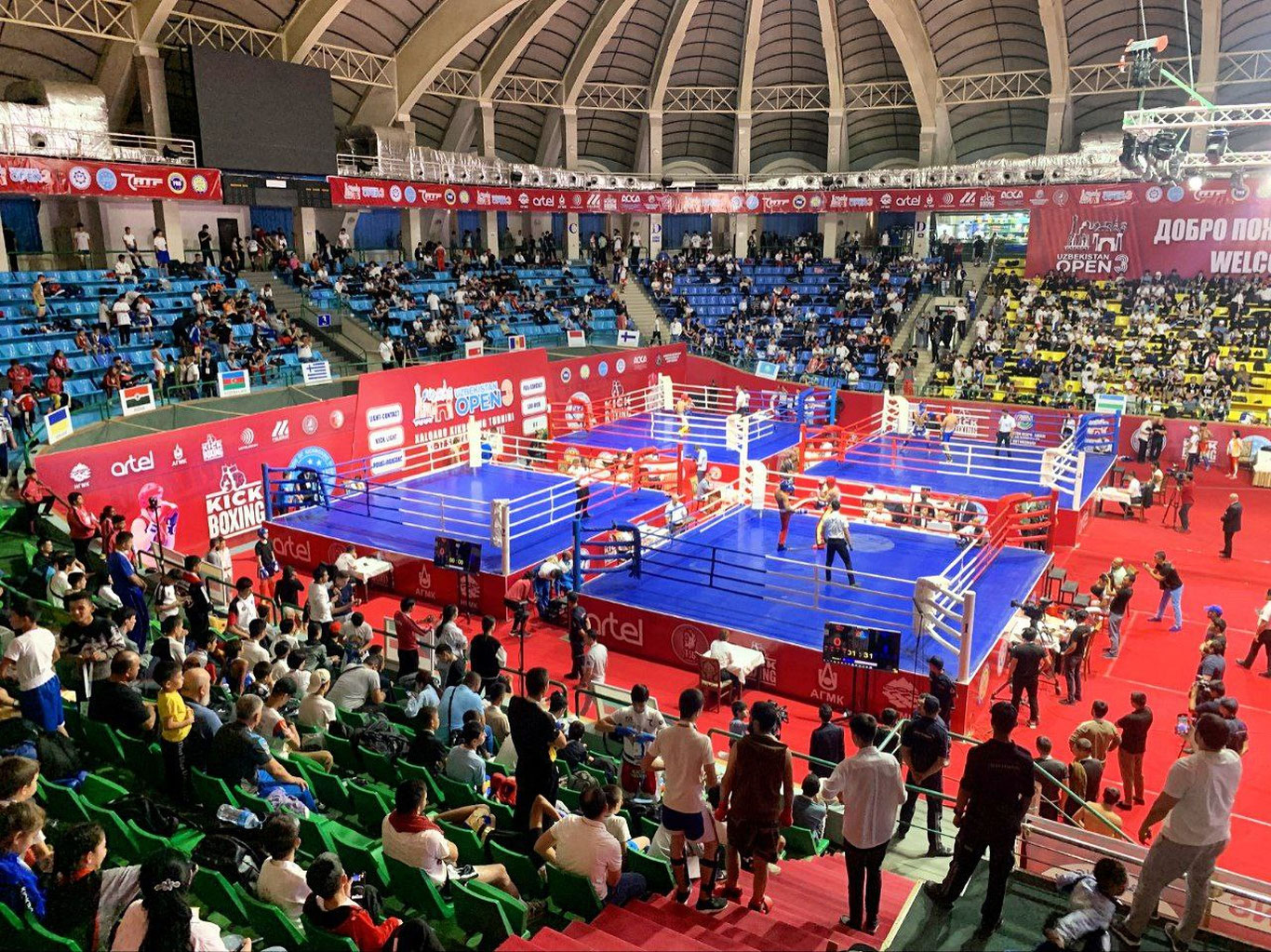 Энг зўр кикбоксингчилар Тошкентда беллашмоқда — фото