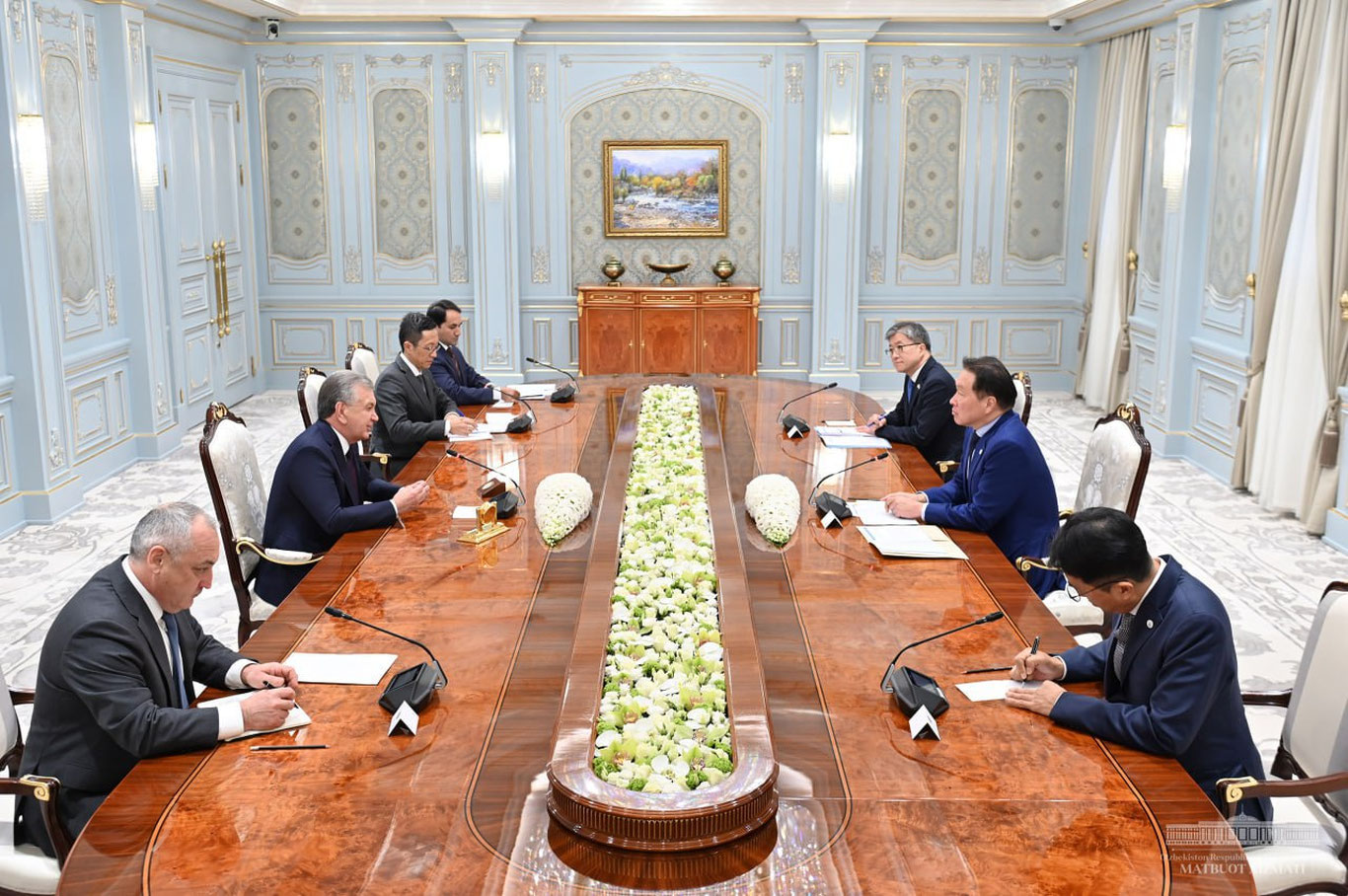 Президент Кореянинг “SK Group” компанияси раисини қабул қилди