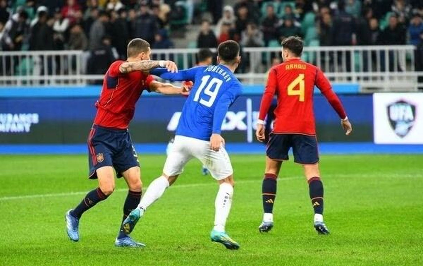 Futbol: O‘zbekiston U-23 jamoasi Ispaniyaga qarshi durang o‘ynadi