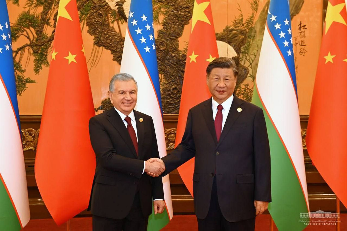Shavkat Mirziyoyev Si Szinpin bilan muzokara o‘tkazdi