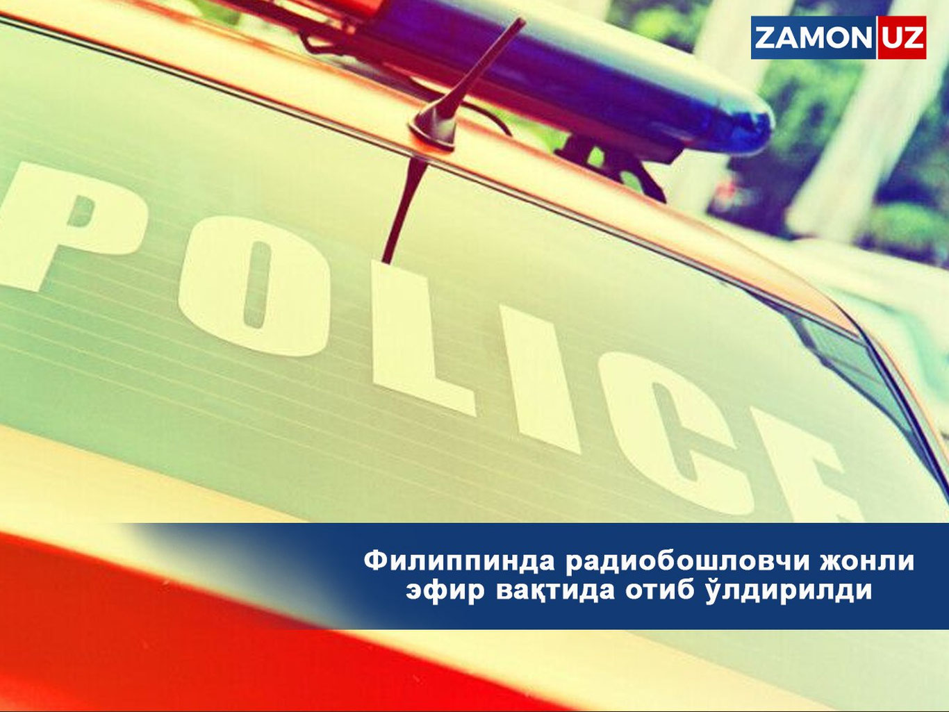 Filippinda radioboshlovchi jonli efir vaqtida otib o'ldirildi