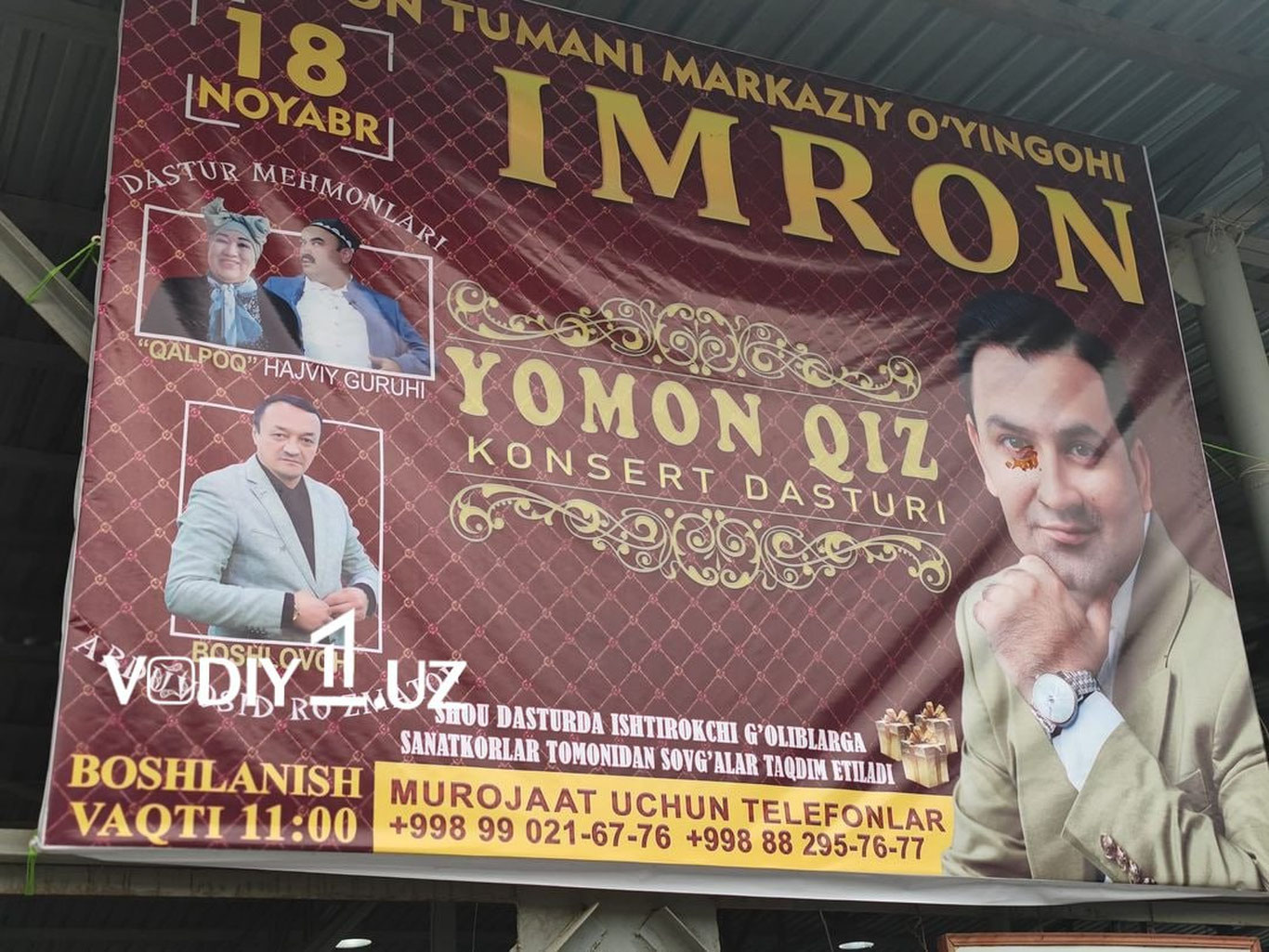 Farg‘onada Imron 2 ming kishi yig‘ilgan konsertga bormadi