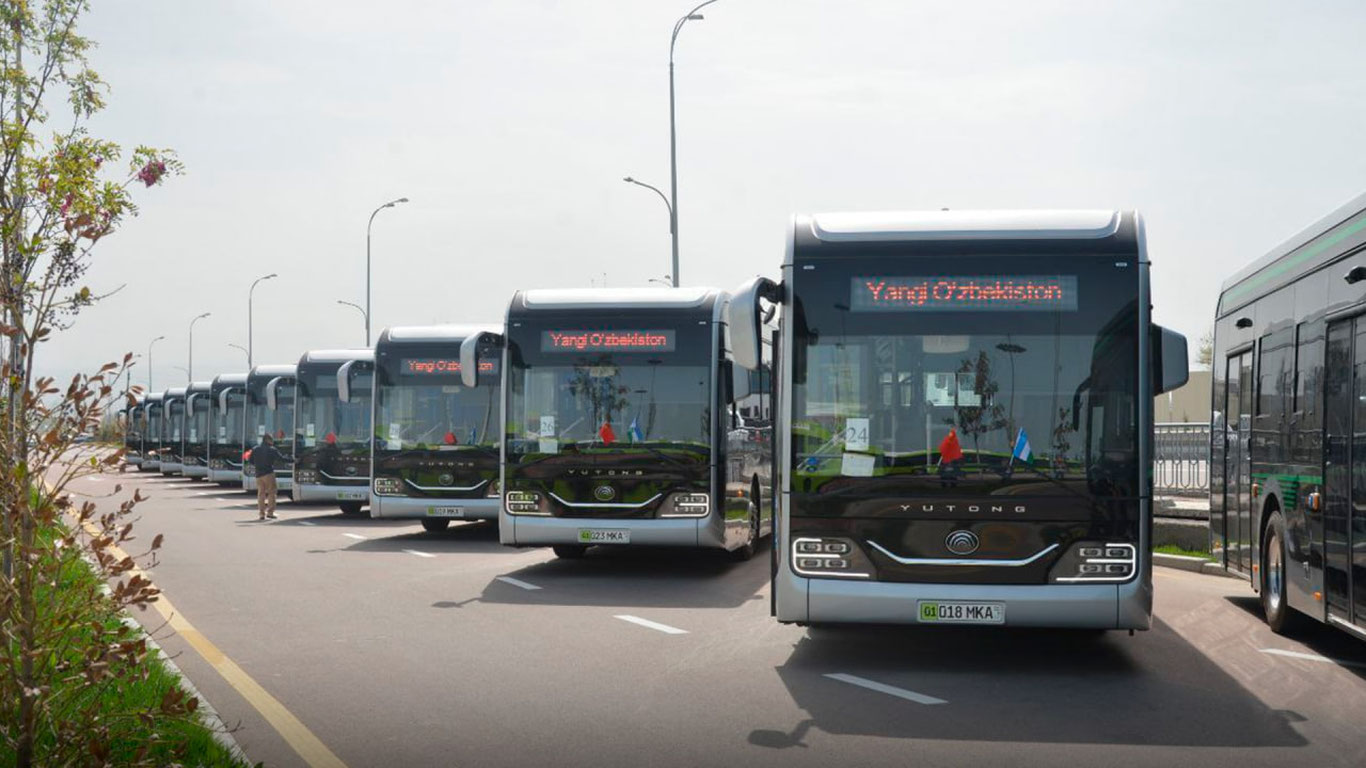 2023-yilda 1137 ta yangi avtobus yo‘lovchi tashish yo‘nalishlariga joylashtirildi