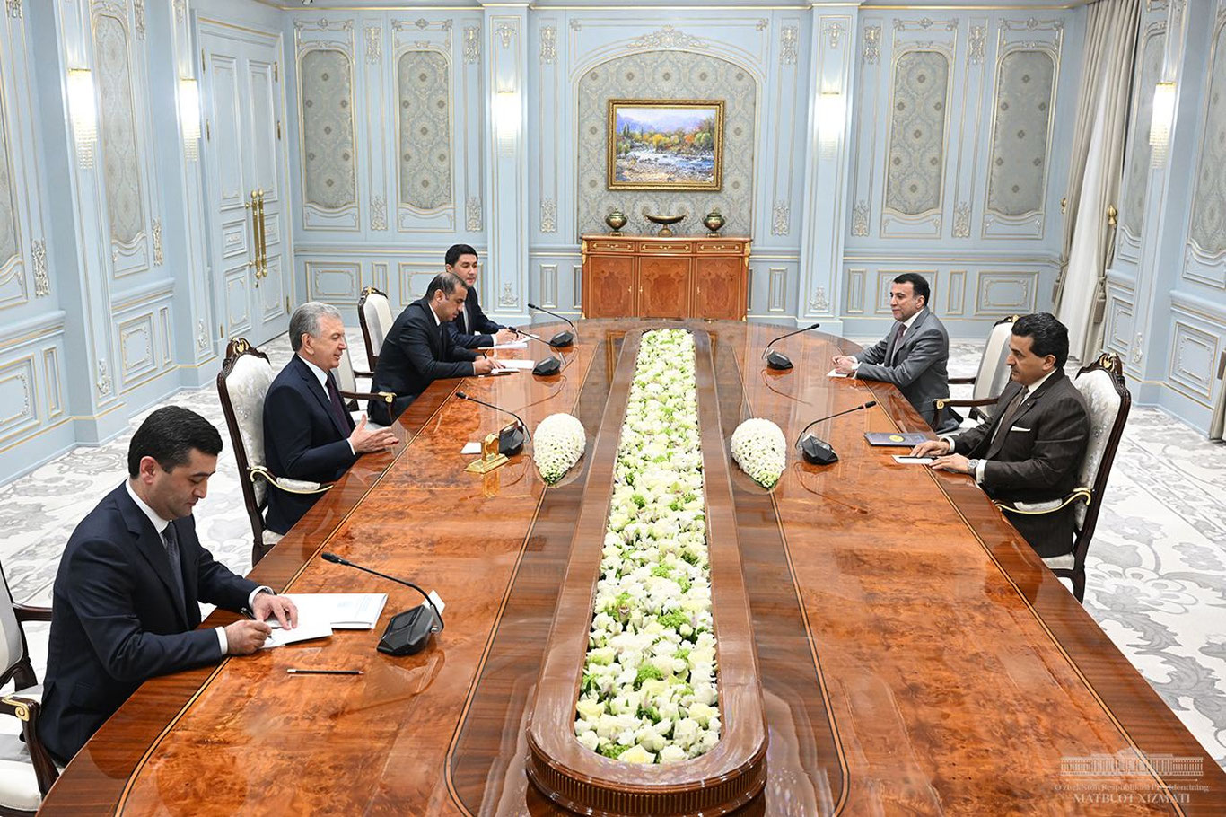 Prezident Qatar delegatsiyasini qabul qildi