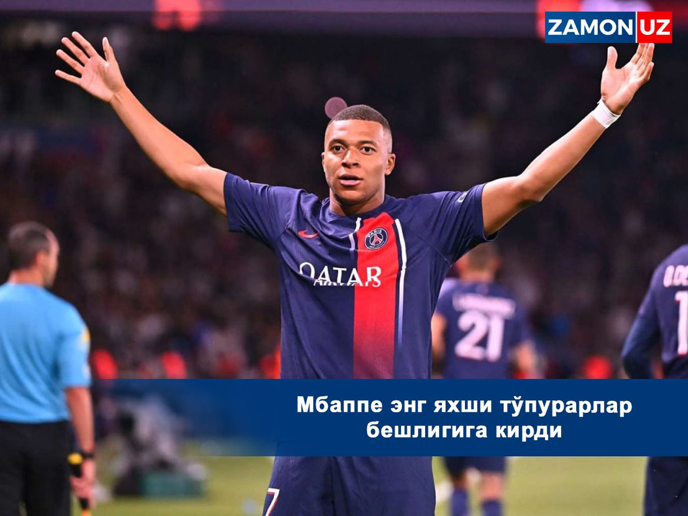 Mbappe eng yaxshi to‘purarlar beshligiga kirdi